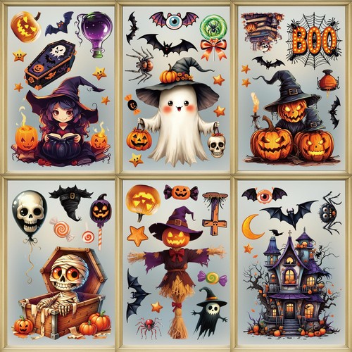 Halloween fensterbilder - fensterbilder, 6